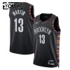 NBA Børn Trøje Brooklyn Nets Tyrese Martin 2025-26 Nike City Edition Sort Swingman NBA Børn Trøje Brooklyn Nets Tyrese Martin 2025-26 Nike City Edition Sort Swingman